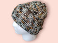 marble beanie hat with wool