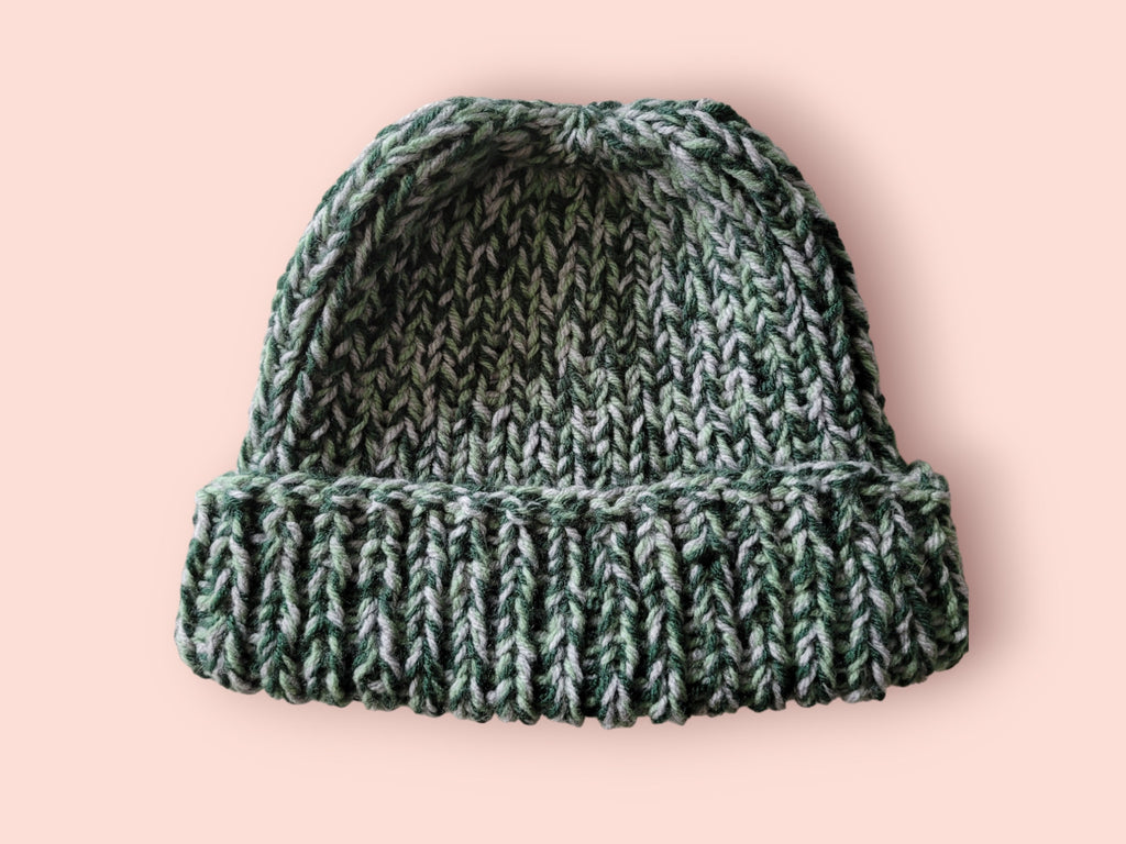 handmade hat green marble