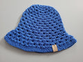 Royal blue hand made bucket hat,  festival hat,  summer hat