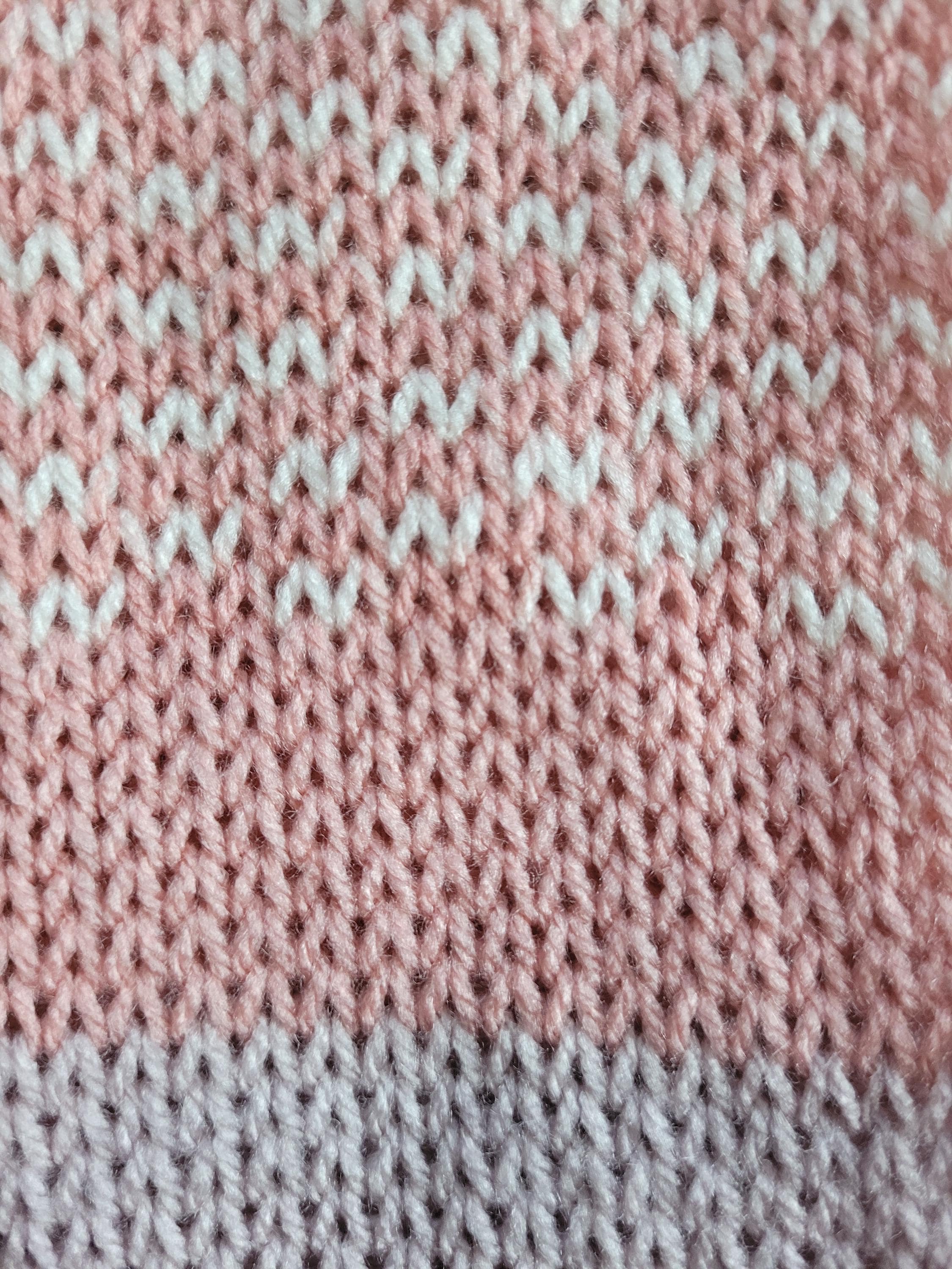 handmade leg warmers, pink / peach, Heather and white, acrylic