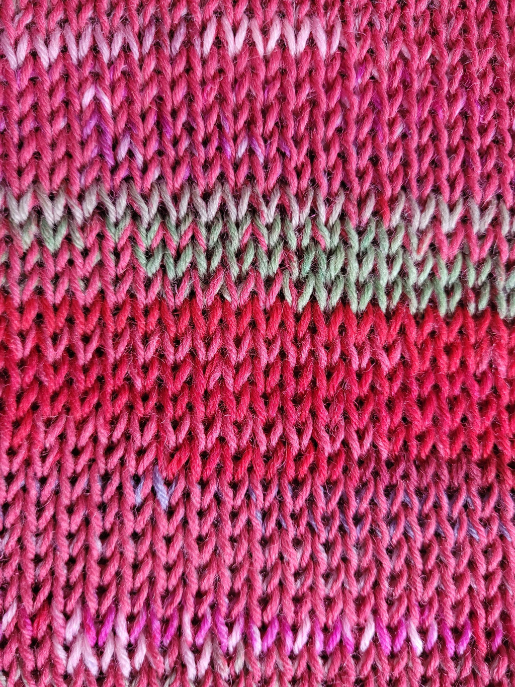 handmade leg warmers,  woolen and warm,  red with green