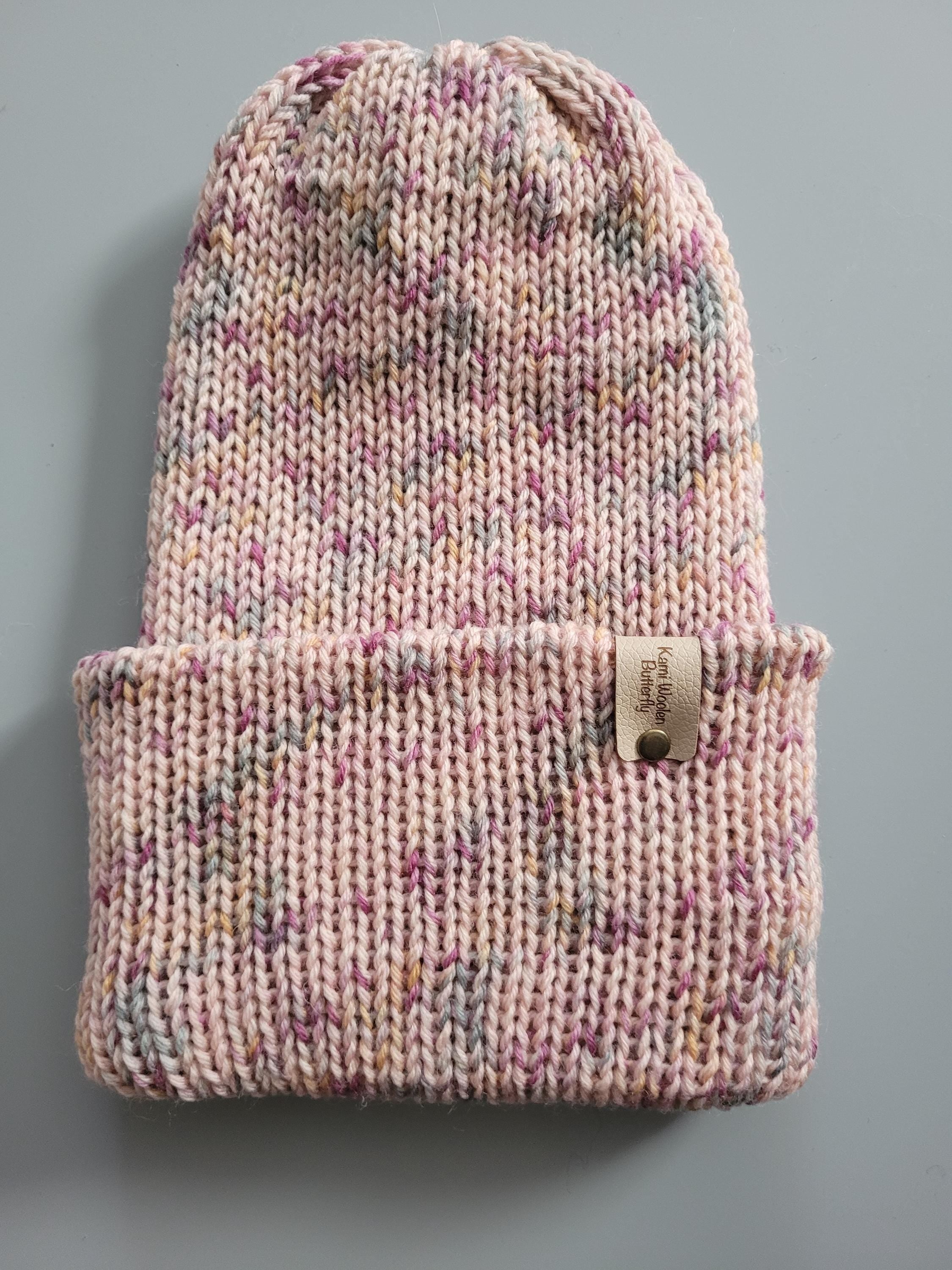 beanie hat, 100% organic merino wool, size S/M