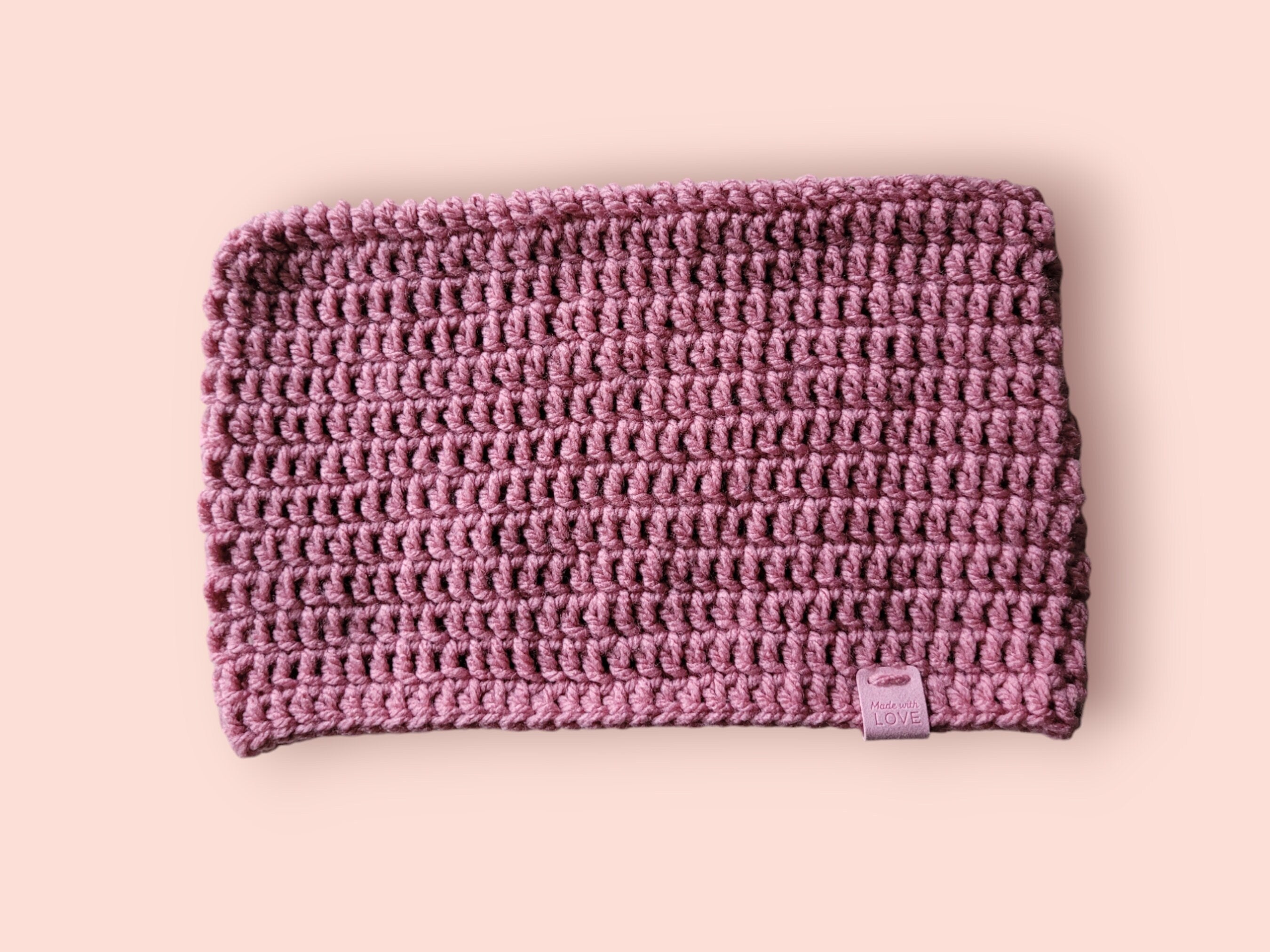 cat beanie hat pink
