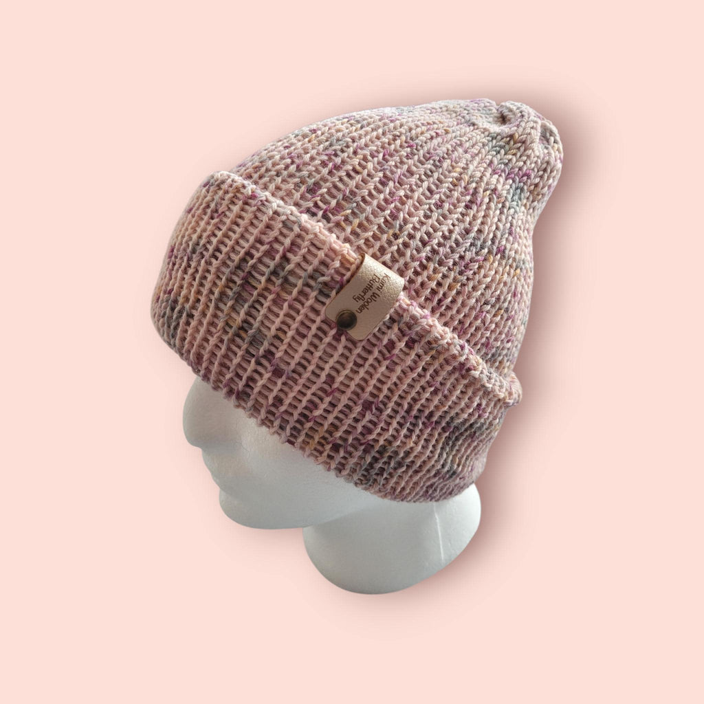 beanie hat, 100% organic merino wool, size S/M