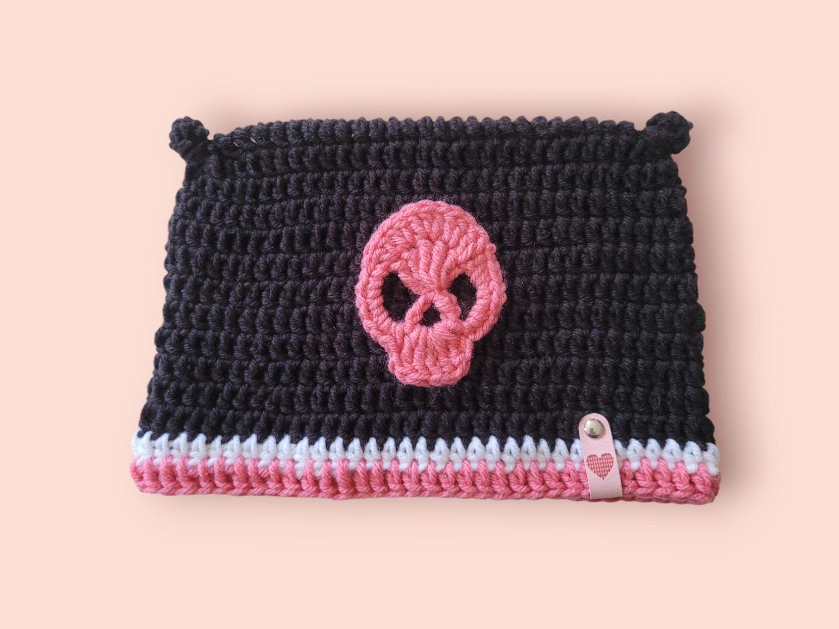 Anime inspired - Kuromi beanie hat